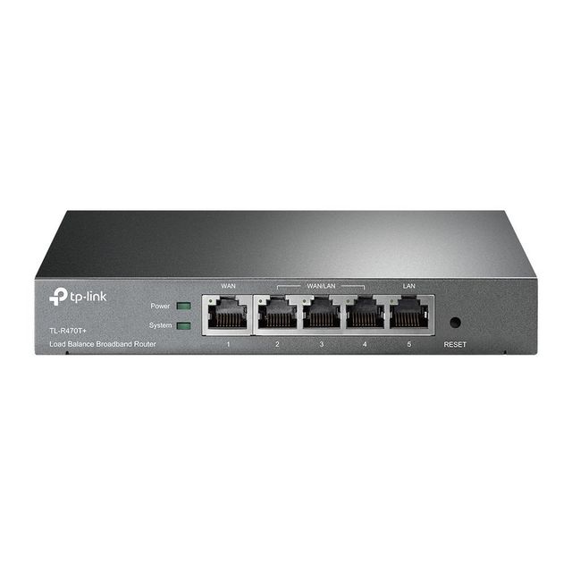 TP-Link TL-R470T+ - Router - Porte WAN: 4