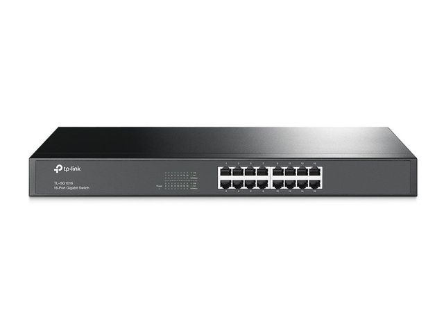 TP-Link TL-SG1016 - Switch - 16 x 10/100/1000 - montabile su rack