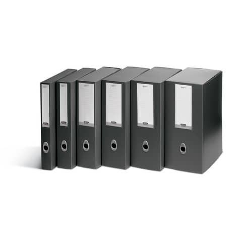 Scatola progetto Plus Vip - 34,5 x 24,5 cm - dorso 12 cm - grigio antracite - F…