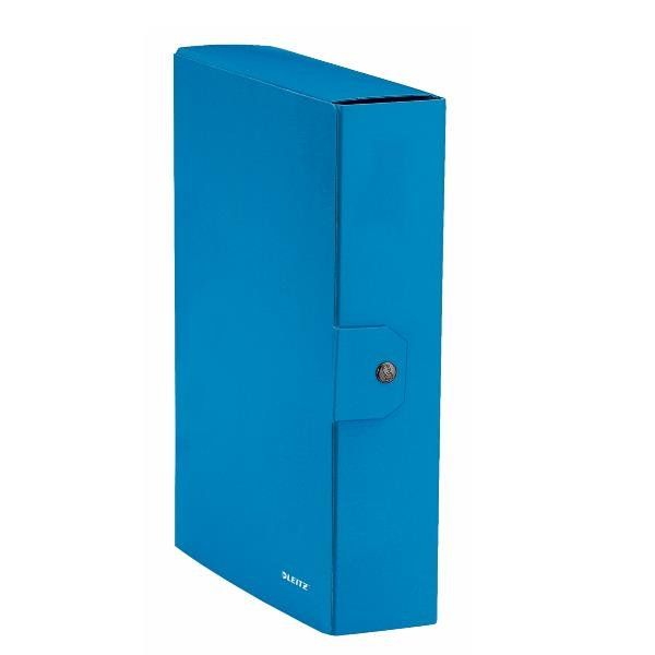Scatola progetto WOW - dorso 10 cm - blu metallizzato - Leitz