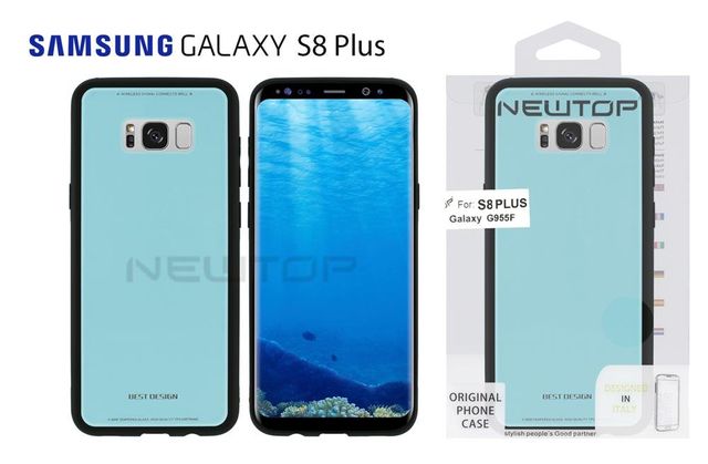 TPU GLASS CASE COVER SAMSUNG GALAXY S8+