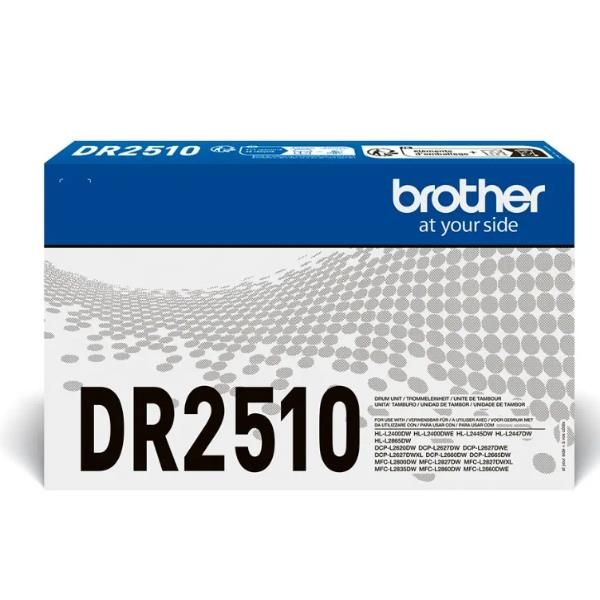 Brother DR2510 - Originale - scatola - kit tamburo - per P/N: DCPL2627DWE, HLL2400DWE, HLL2400DWRE1, HLL2445DWRE1