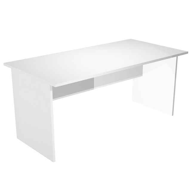 Scrivania Easy - lineare - 140 x 80 x 72 cm - bianco