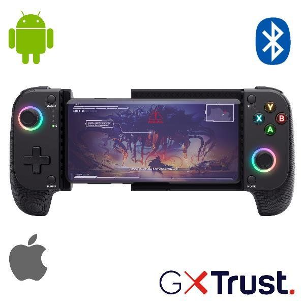 TRUST GXT 735 MYLOX CONTROLLER PER TELEFONO BLUETOOTH GAMEPAD RGB LED DOPPIA VI…