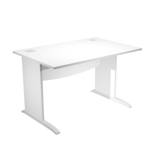 Scrivania Operativa Agorà Basic - fianchi a L melaminico - 120 x 80 x H 73 cm -…