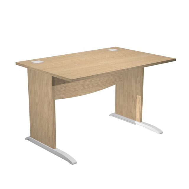 Scrivania Operativa Agorà Basic - fianchi a L melaminico - 120 x 80 x H 73 cm -…