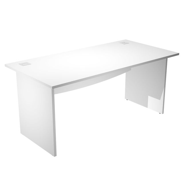 Scrivania Operativa Agorà Basic - fianchi melaminico - 140 x 80 x H 73 cm - bia…