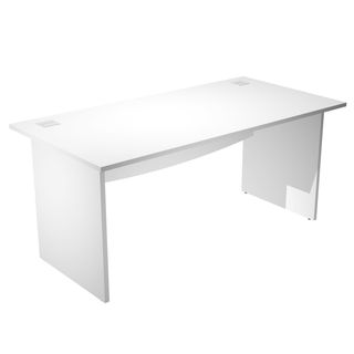 Scrivania Operativa Agorà Basic - fianchi melaminico - 160 x 80 x H 73 cm - bia…