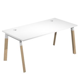 Scrivania Woody Superior - 120 x 80 x 72,5 cm - piano bianco