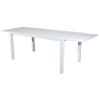 Tavolo Sardegna rettangolare 160x100x74cm bianco Verdelook