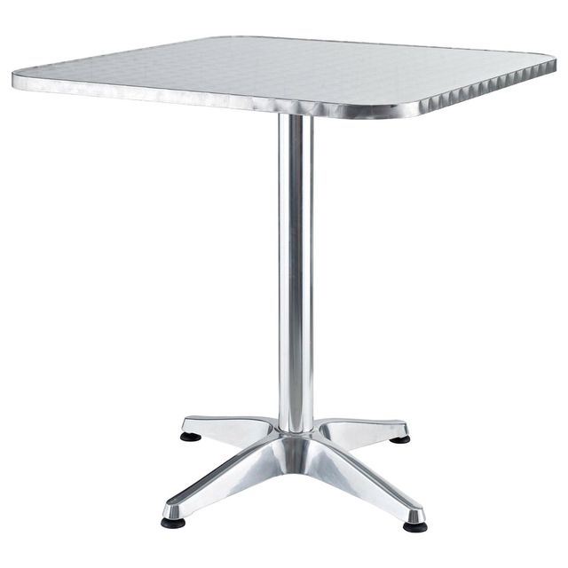 Tavolo quadrato in alluminio 60x60x70cm Verdelook