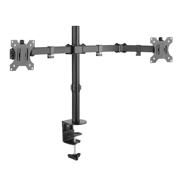 Techly ICA-LCD 582-D Supporto per Doppio Monitor 13-32” LCD 8kg da Scrivania Ro…
