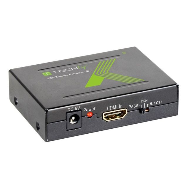 Techly IDATA HDMI-EA Estrazione audio SPDIF 5.1CH, Analogico RCA 2CH con HDMI 4…