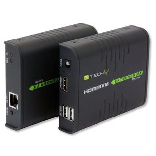 Techly IDATA HDMI-KVM2 Estensore KVM HDMI/USB 1080p60Hz fino a 120m su cavo Cat6