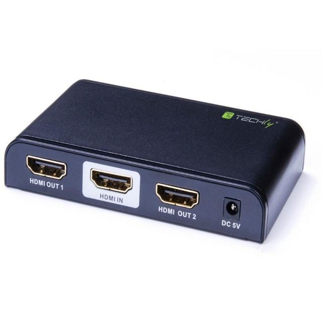 Techly IDATA HDMI2-4K2 Splitter HDMI 2.0 4K@60Hz 1x2 attivo