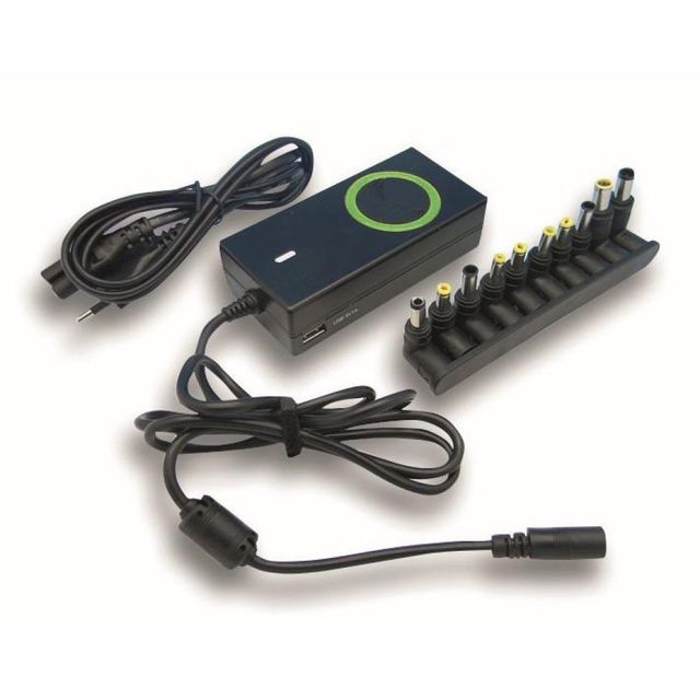Techly IPW-NTS70WTY Alimentatore per laptop 70W/4.7A 15-19.5V 12 connettori DC