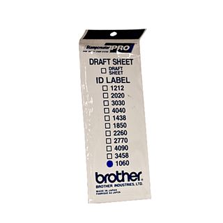 Brother ID1060 - 10 x 60 mm 12 etichette etichette per timbri - per StampCreato…