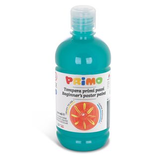 Tempera brillante in bottiglia in PET Primo Primi Passi 500 ml turchese 202BR50…