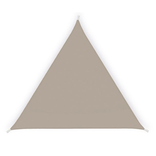 Tenda a vela triangolare ombreggiante - 5 x 5 x 5 m - tortora - Garden Friend