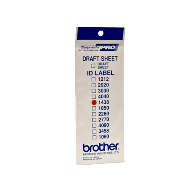Brother ID1438 - 14 x 38 mm 12 etichette etichette per timbri - per StampCreato…