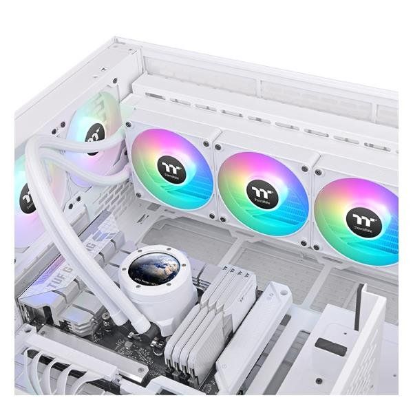 Thermaltake - TH360 V2 Ultra EX ARGB Sync All-In-One Liquid Cooler - Snow Editi…