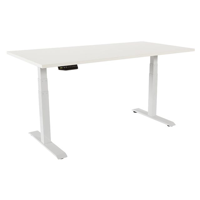 Scrivanie motorizzate regolabili in altezza 160x80x116cm Bianco