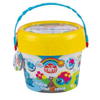 Secchiello di pasta modellabile Didò palline trasformine - 600 g - colori assor…
