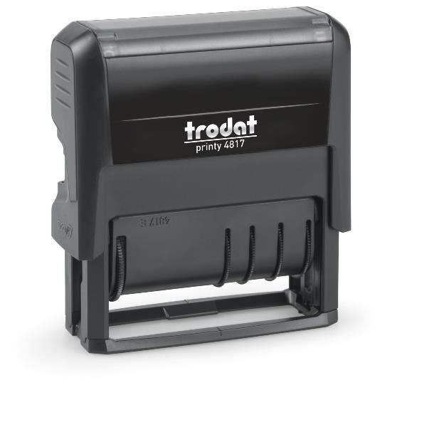 Timbro Printy Eco 4817 P4 DATARIO+ POLINOMIO 3,8mm autoinchiostrante TRODAT
