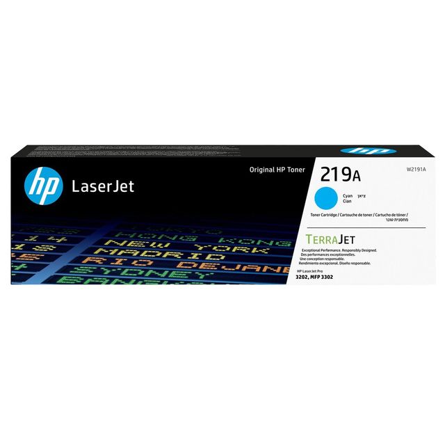 Toner compatibile HP 219A ciano - TTCHPW2191A