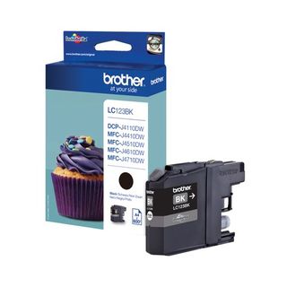 Brother LC123BK - Alta resa - nero - originale - cartuccia d'inchiostro - per B…