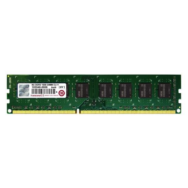 Transcend - DDR3 - modulo - 8 GB - DIMM a 240 pin - 1600 MHz / PC3-12800 - CL11…