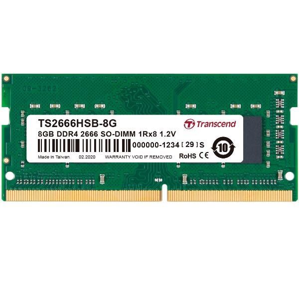 Transcend - DDR4 - modulo - 8 GB - SO DIMM 260-pin - 2666 MHz / PC4-21300 - CL1…