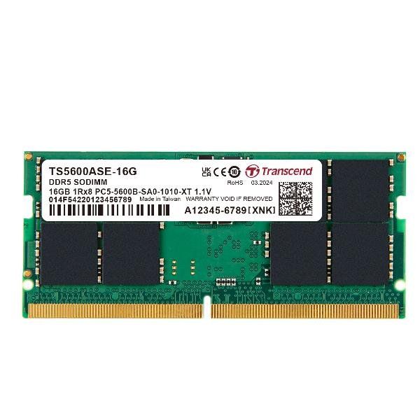 Transcend - DDR5 - modulo - 16 GB - SO DIMM 262-pin - 5600 MHz / PC5-44800 - CL…
