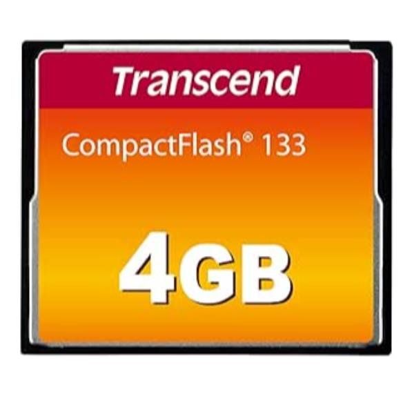 Transcend - Scheda di memoria flash - 4 GB - 133x - CompactFlash