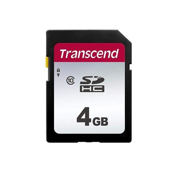 Transcend 300S - Scheda di memoria flash - 4 GB - Class 10 - SDHC