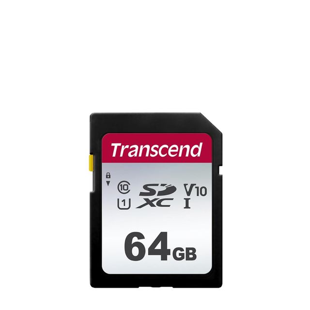 Transcend 300S - Scheda di memoria flash - 64 GB - Video Class V10 / UHS-I U1 /…