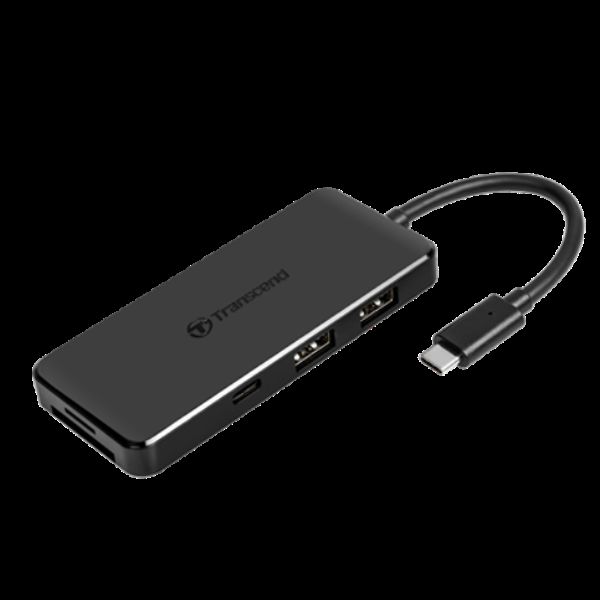 Transcend 6-in-1 USB Type-C Hub HUB5C - Hub - 2 x USB 3.1 Gen 1 + 1 x USB 3.1 G…