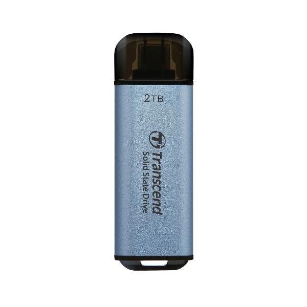Transcend ESD300C - SSD - 2 TB - esterno (portatile) - USB 3.2 Gen 2x1 (USB-C c…