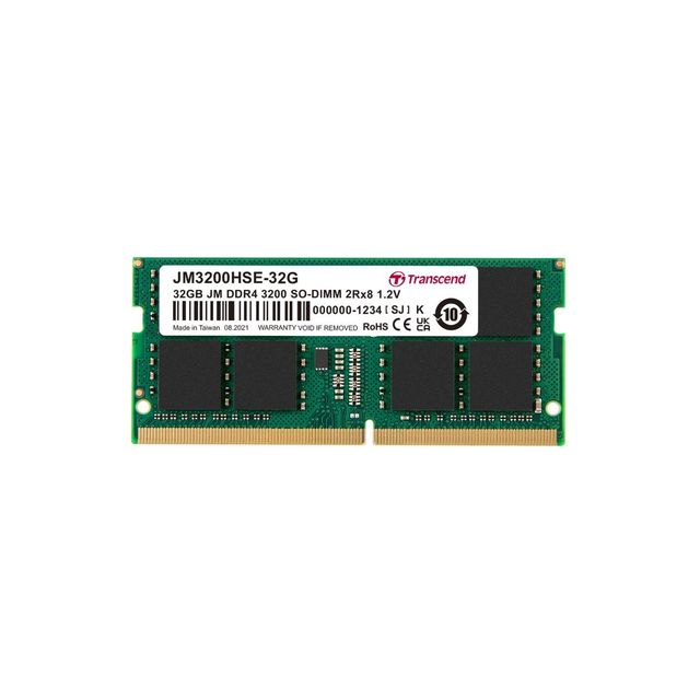Transcend JetRAM - DDR4 - modulo - 32 GB - SO DIMM 260-pin - 3200 MHz / PC4-256…