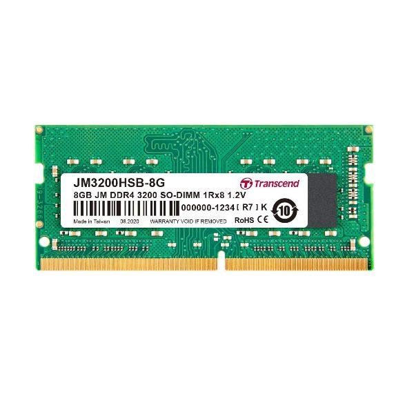 Transcend JetRAM - DDR4 - modulo - 8 GB - SO DIMM 260-pin - 3200 MHz / PC4-2560…