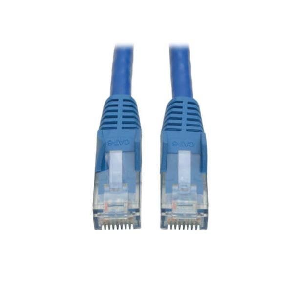 Tripp Lite 1ft Cat6 Gigabit Snagless Molded Patch Cable RJ45 M/M Blue 1' - Cavo…