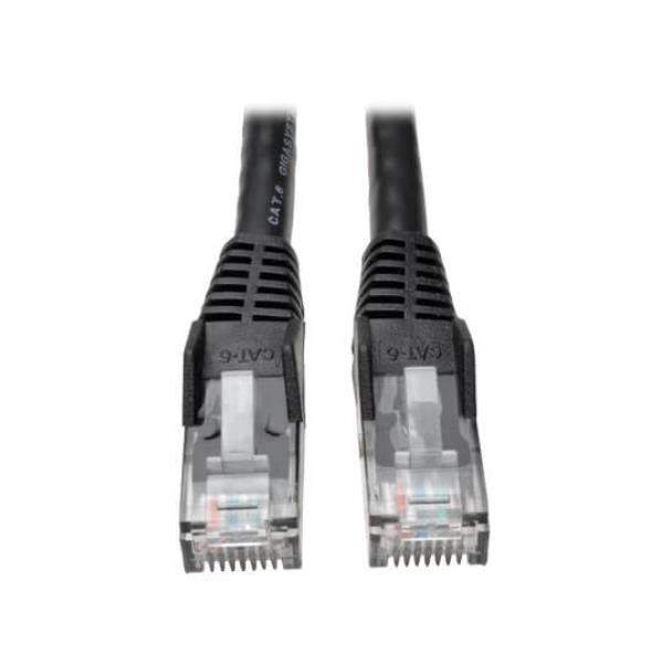 Tripp Lite 3ft Cat6 Gigabit Snagless Molded Patch Cable RJ45 M/M Black 3' - Cav…