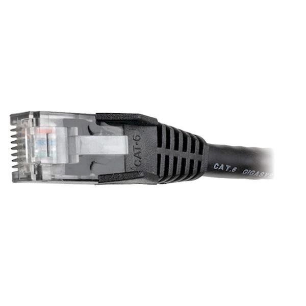 Tripp Lite 7ft Cat6 Gigabit Snagless Molded Patch Cable RJ45 M/M Black 7' - Cav…