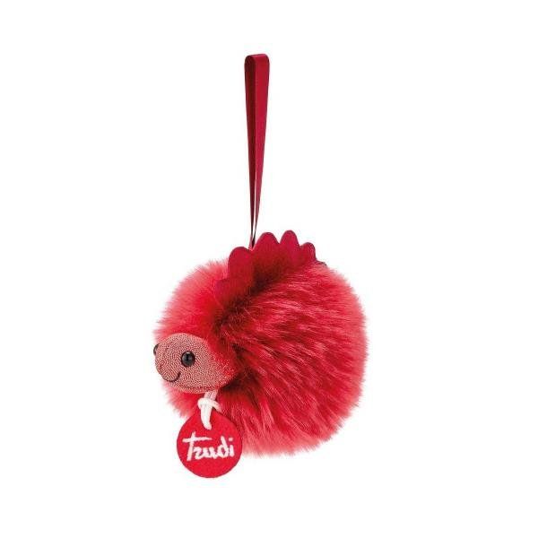 Trudi Charm Pompon - Dinosaur - borgogna