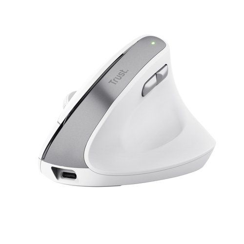 Trust BAYO II MOUSE WIRELESS ERGONOMICO VERTICALE RICARICABILE - 50% PLASTICA R…