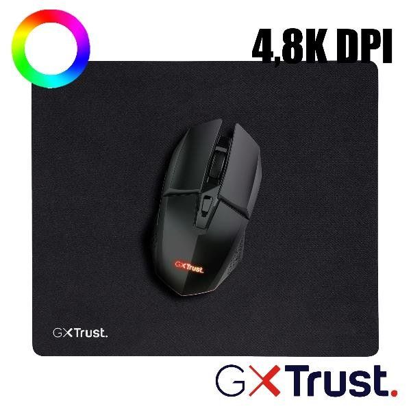 Trust GXT 112 Felox - Mouse - 6 pulsanti - senza fili, cablato - USB, USB-C - n…