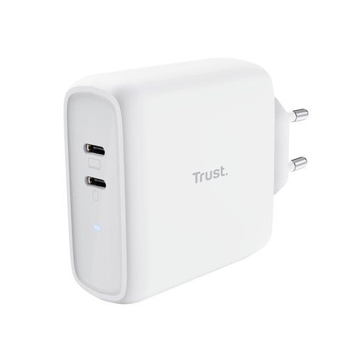Trust Maxo - Alimentatore - 65 Watt - 3 A - PD 3.0 - 2 connettori di uscita (24…