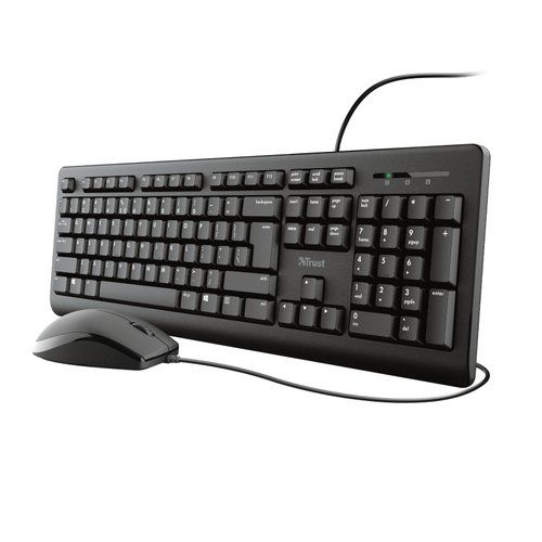 Trust Primo - Set mouse e tastiera - USB - italiana