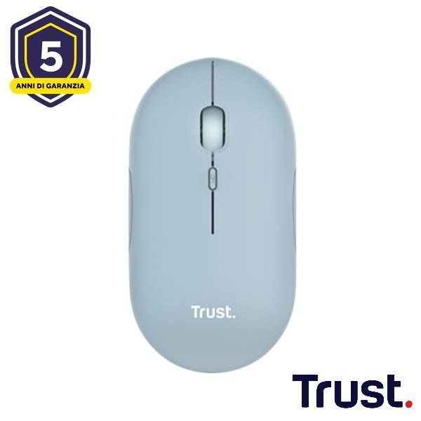 Trust Puck - Mouse - per destrorsi e per sinistrorsi - ottica - 4 pulsanti - se…