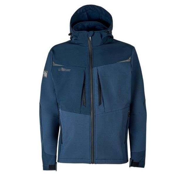 U-POWER GIACCA SOFTSHELL VERVE DEEPBLUE 4XL